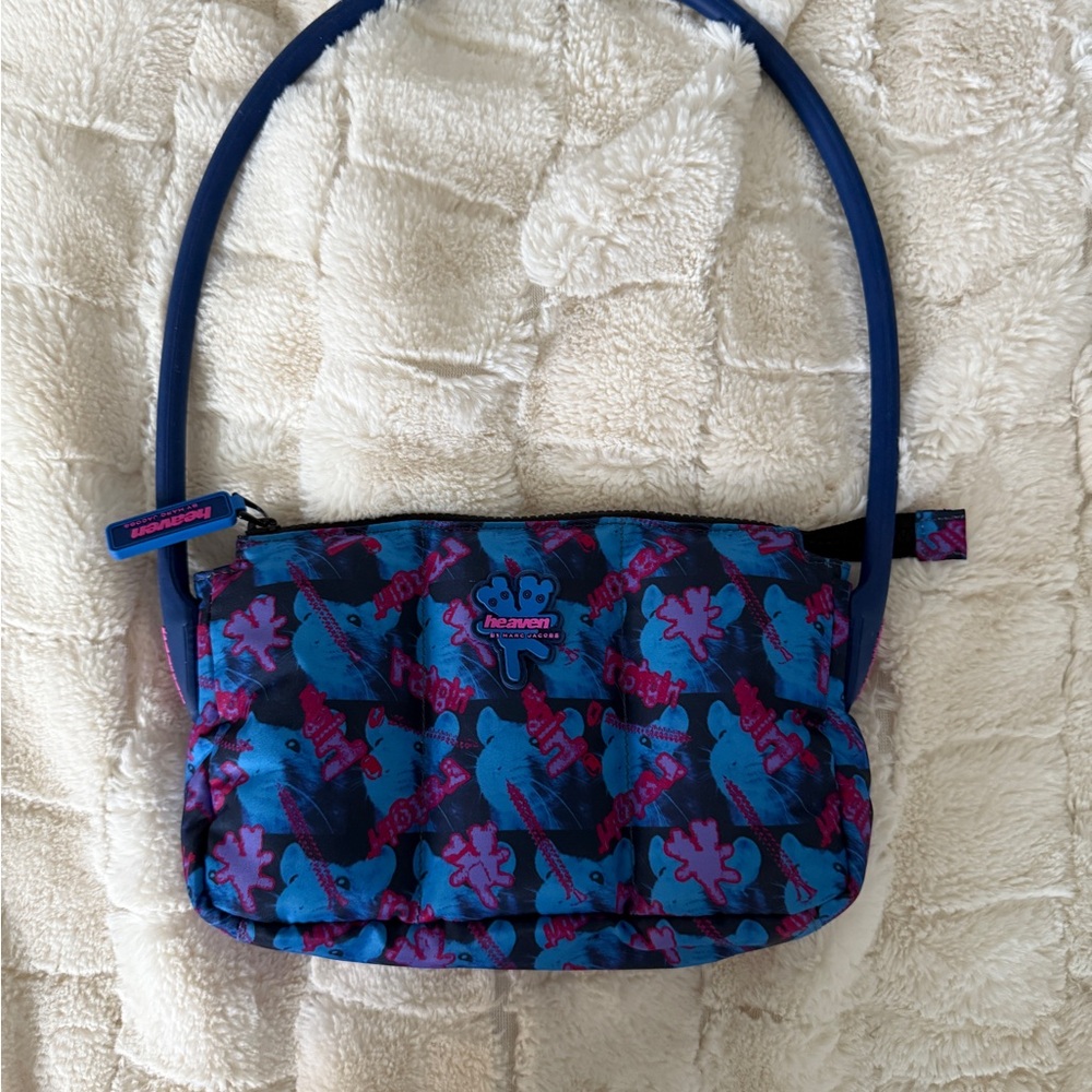 Blue and Pink Shoulder Bag